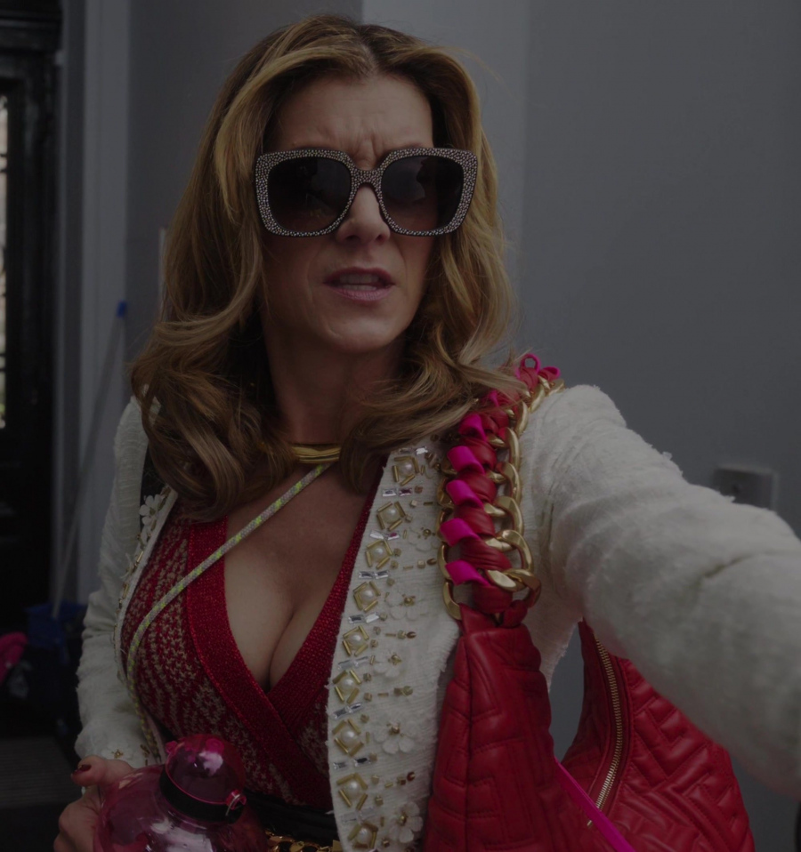 Embellished Square Sunglasses Worn by Kate Walsh as Madeline