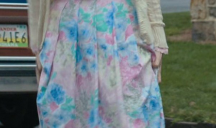 Pink Ruffle Blouse Worn by Maya Hawke as Robin Buckley Outfit Stranger Things TV Show