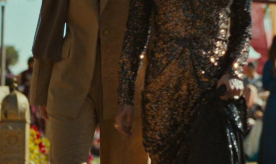 Long Sequin Cocktail Dress Worn by Stephanie Nur as Aaliyah Amrohi