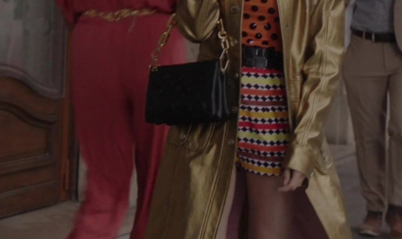 Black Brown Back Zip Almond Toe Heeled Platform Boots of Lily Collins as Emily Cooper Outfit Emily in Paris TV Show