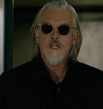 Soft Square Frame Sunglasses Worn by Tommy Flanagan as Walter Flynn Outfit Power Book IV: Force TV Show