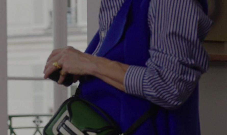 Blue Sleeveless Coat of Philippine Leroy-Beaulieu as Sylvie