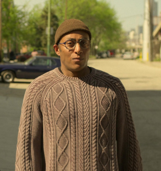 Knitted Sweater Worn by Anthony Fleming as JP Gibbs Outfit Power Book IV: Force TV Show