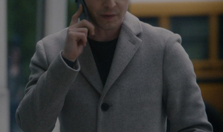 Grey Coat Worn by Matt Czuchry as Dex Harding Outfit American Horror Story TV Show