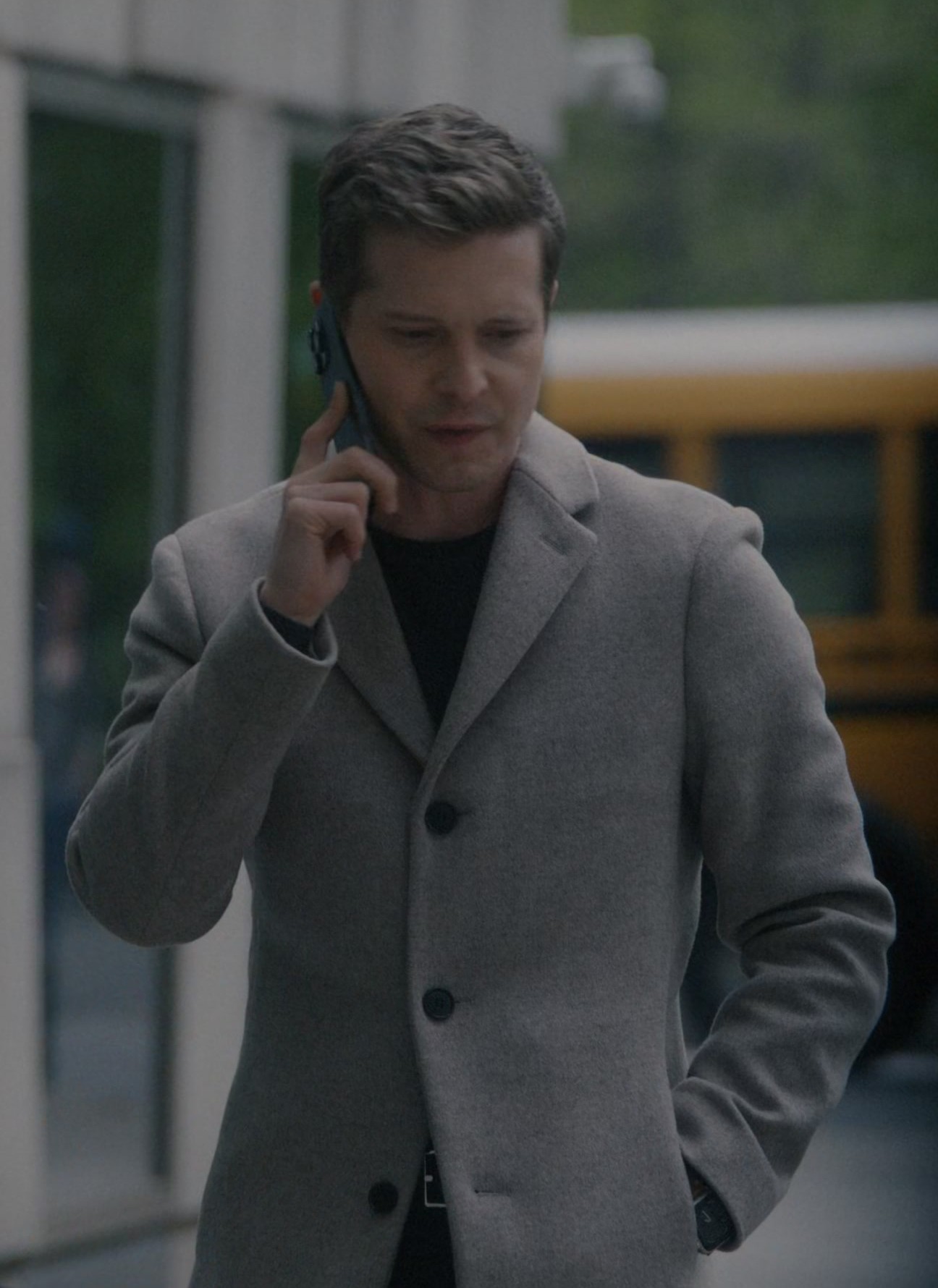 Grey Coat Worn by Matt Czuchry as Dex Harding