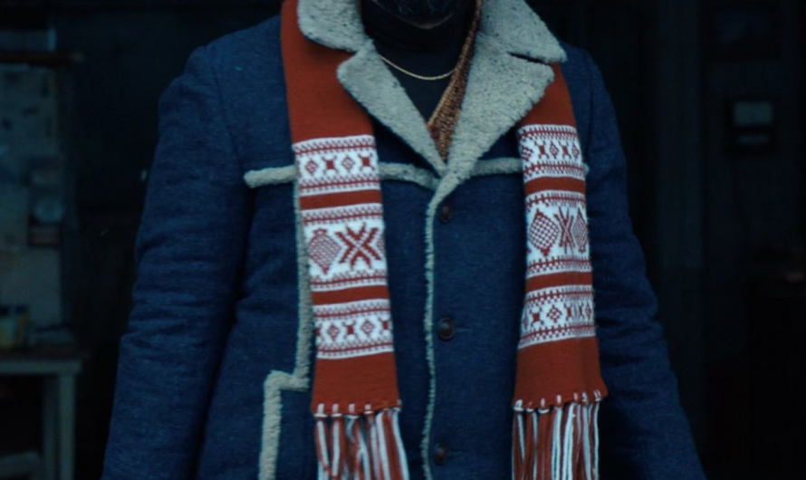 Blue Shearling Coat Worn by Brett Gelman as Murray Bauman