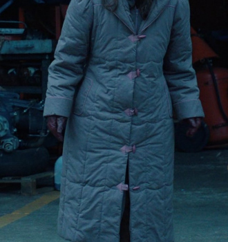Winter Long Puffer Coat of Winona Ryder as Joyce Byers Outfit Stranger Things TV Show