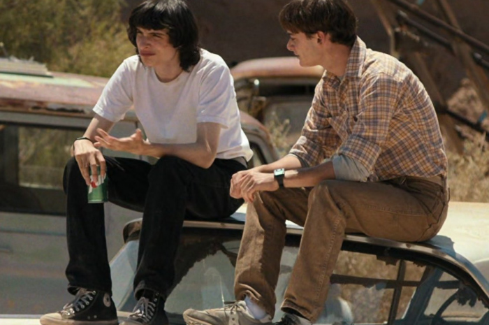 Black Jeans Worn by Finn Wolfhard as Mike Wheeler Outfit Stranger Things TV Show