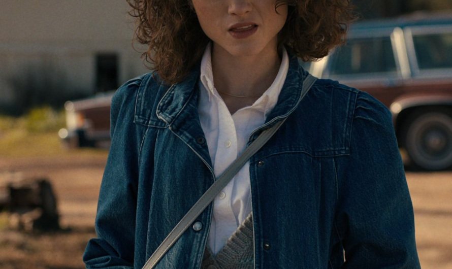Blue Denim Jacket Worn by Natalia Dyer as Nancy Wheeler