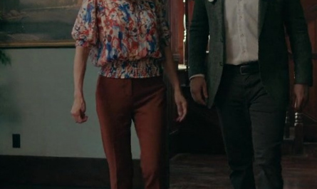 Brown Pants of Teryl Rothery as Muriel St. Claire Outfit Virgin River TV Show