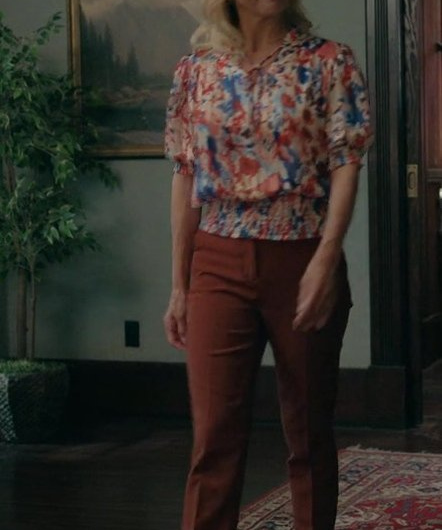 Black Leather High Heel Pumps of Teryl Rothery as Muriel St. Claire