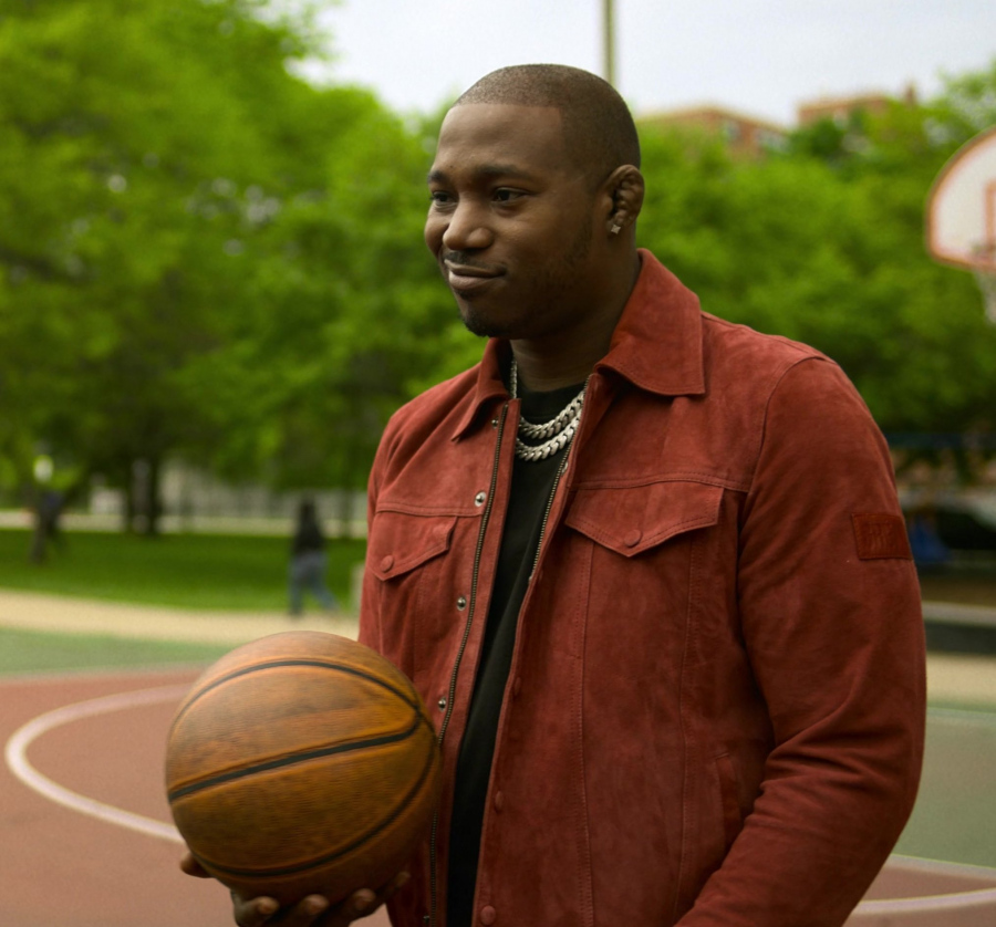 Leather Suede Jacket Worn by Kris D. Lofton as Jenard Sampson