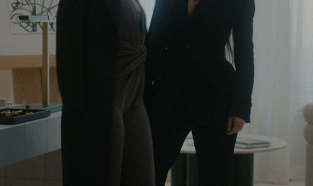 Tie Waist Jumpsuit Worn by Emma Roberts as Anna Victoria Alcott Outfit American Horror Story TV Show