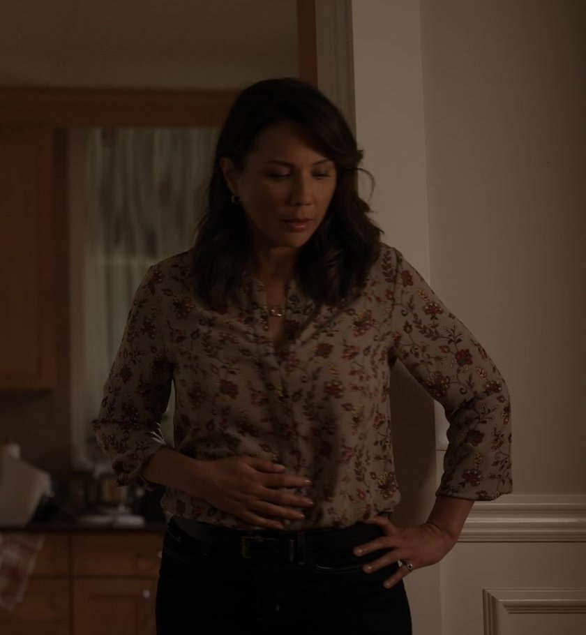 Floral Shirt Worn by Lauren Hammersley as Charmaine Roberts from Virgin River TV Show
