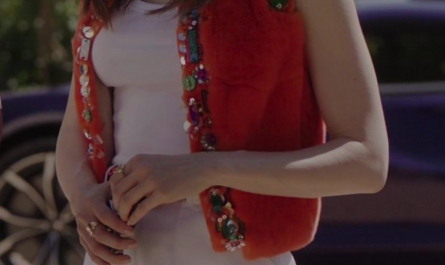 White Shorts of Lily Collins as Emily Cooper Outfit Emily in Paris TV Show