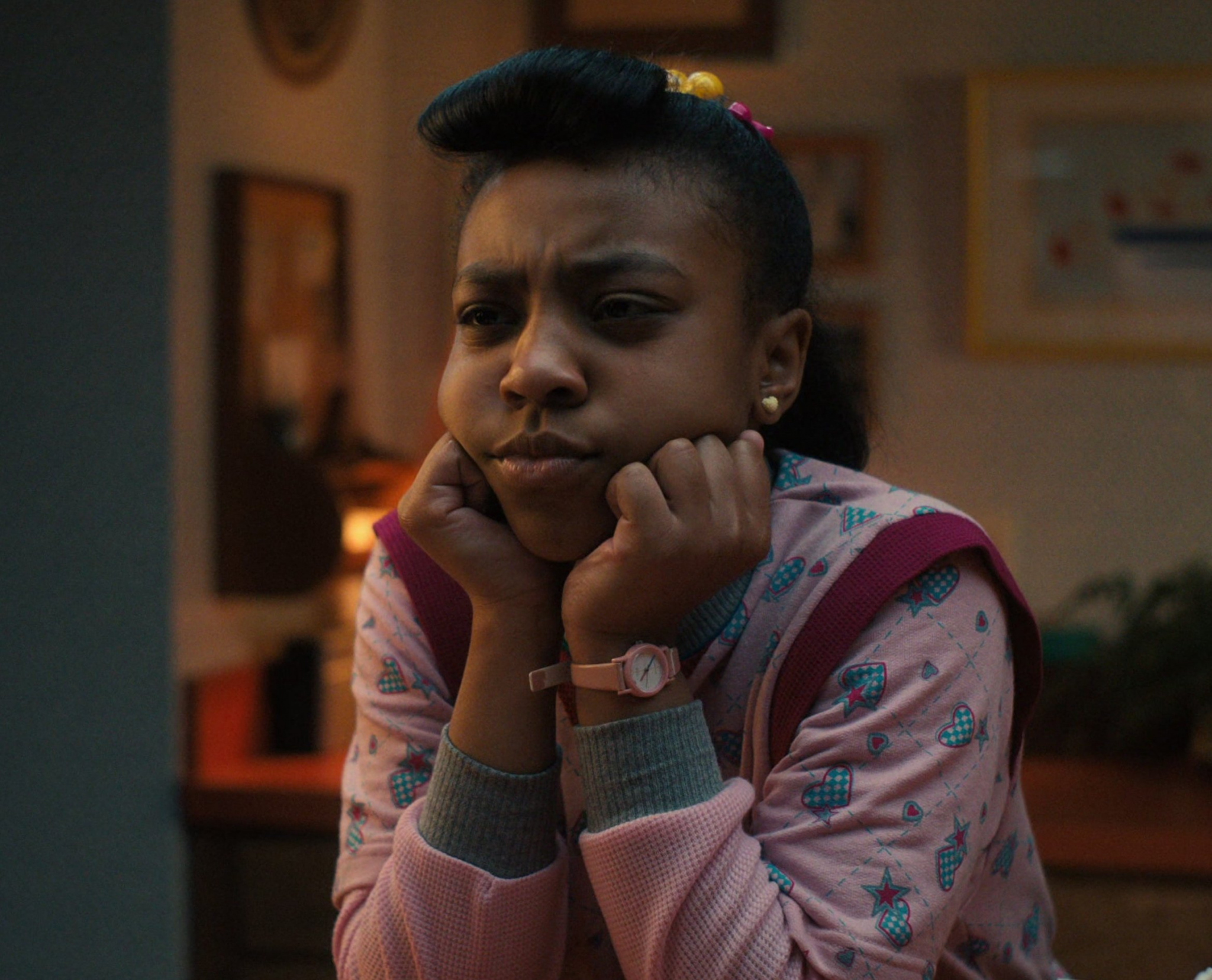 Pink Watch Of Priah Ferguson As Erica Sinclair In Stranger Things 6776