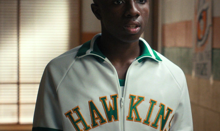 Hawkins Track Jacket Worn by Caleb McLaughlin as Lucas Sinclair
