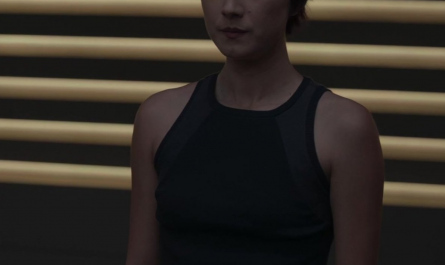 Black Cropped Tank Top of Natasha Liu Bordizzo as Sabine Wren Outfit Ahsoka TV Show