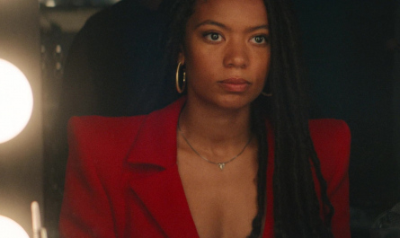 Red Blazer Worn by Jaz Sinclair as Marie Moreau Outfit Gen V TV Show