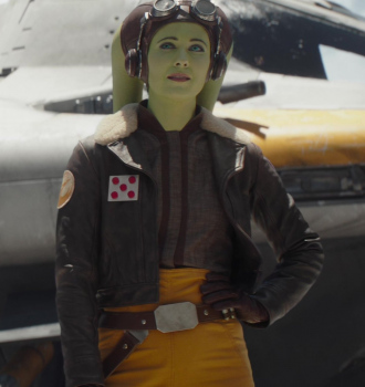Brown Leather Gloves of Mary Elizabeth Winstead as Hera Syndulla Outfit Ahsoka TV Show