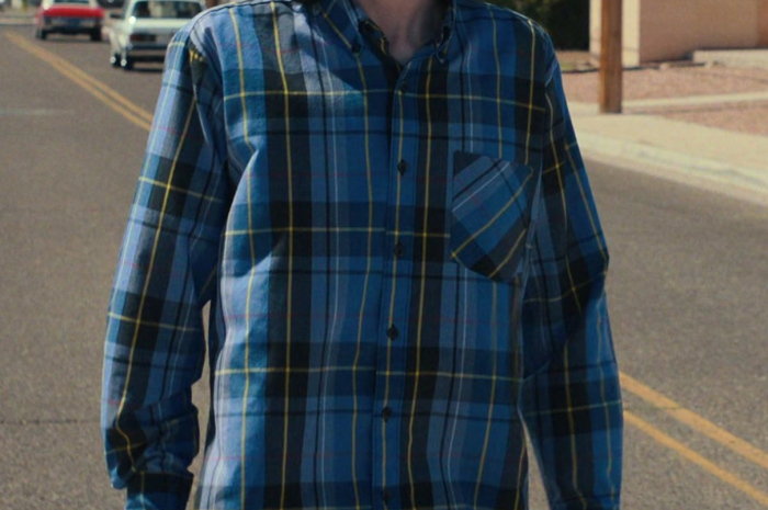 Blue Plaid Long Sleeve Shirt Worn by Finn Wolfhard as Mike Wheeler Outfit Stranger Things TV Show