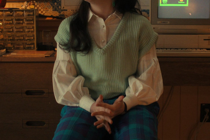 Plaid Pants Worn by Gabriella Pizzolo as Suzie Outfit Stranger Things TV Show