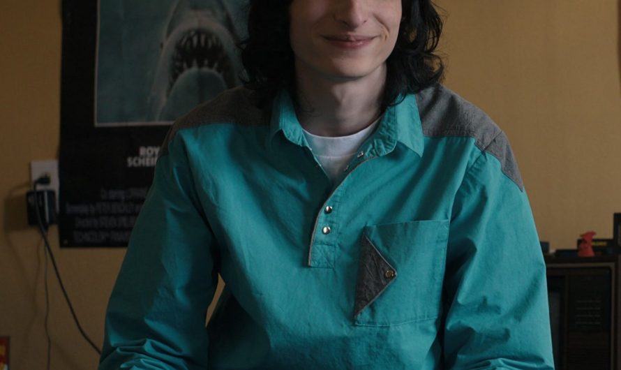 Green Shirt of Finn Wolfhard as Mike Wheeler