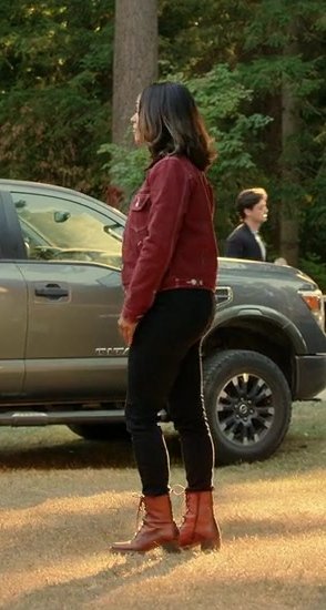 Brown Leather Boots Worn by Kandyse McClure as Kaia from Virgin River TV Show
