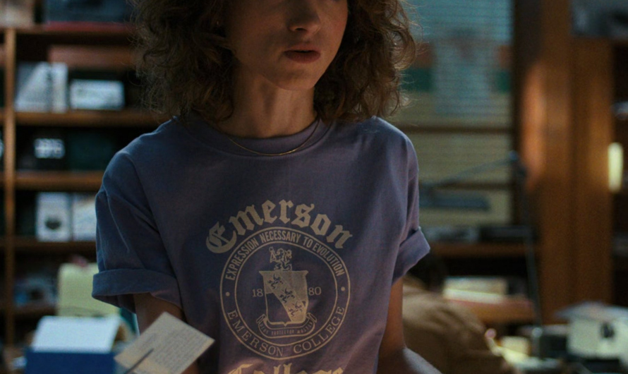 Emerson College Tee of Natalia Dyer as Nancy Wheeler