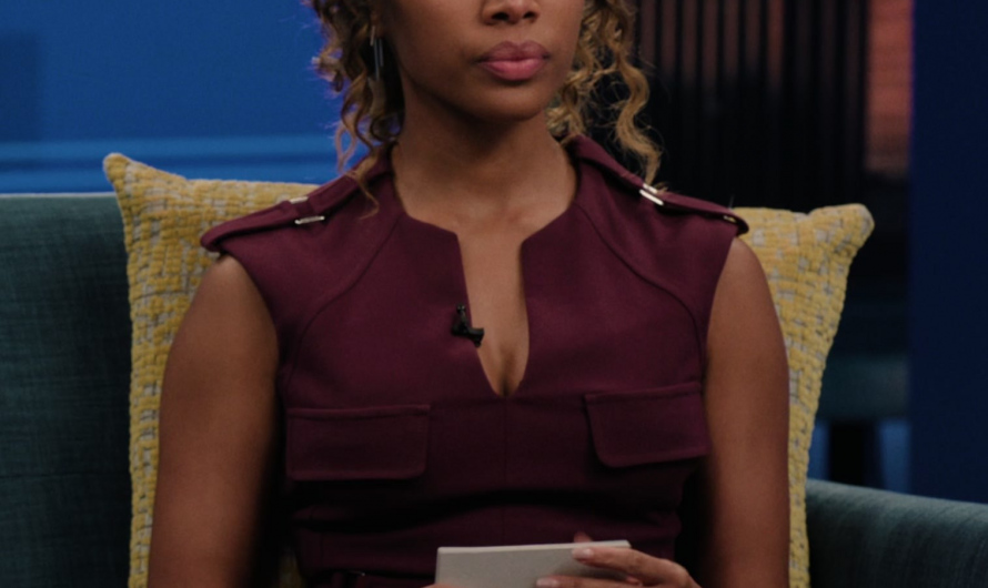 V Neck Sleeveless Pencil Midi Dress of Nicole Beharie as Christina Hunter