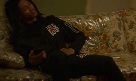 Life Is Good Black Hoodie and Sweatpants Tracksuit Worn by Lucien Cambric as Darnell 'D-Mac' McDowell Outfit Power Book IV: Force TV Show
