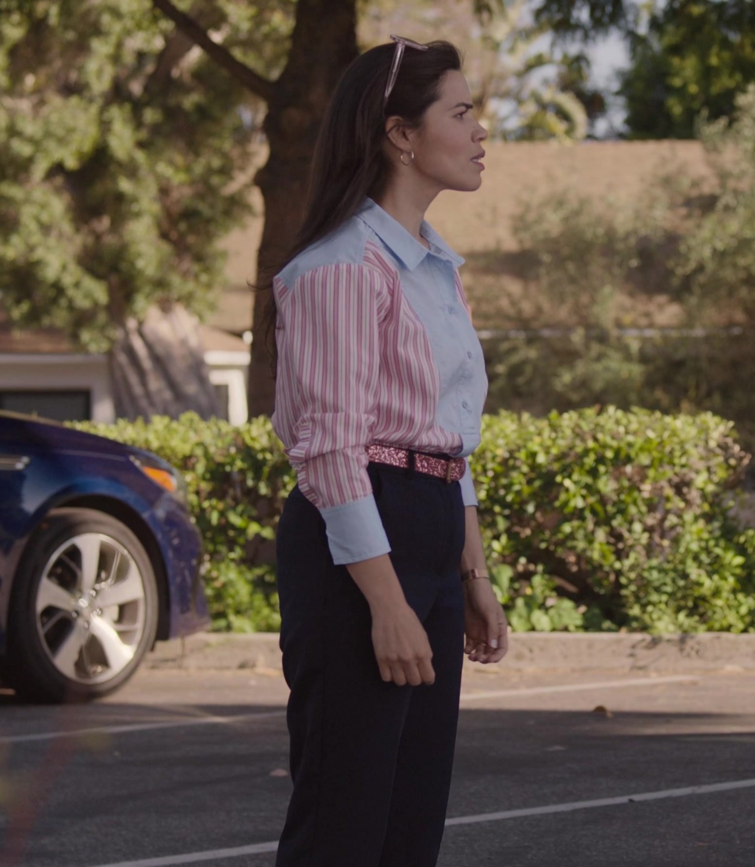 Stripe Shirt Worn by America Ferrera as Gloria