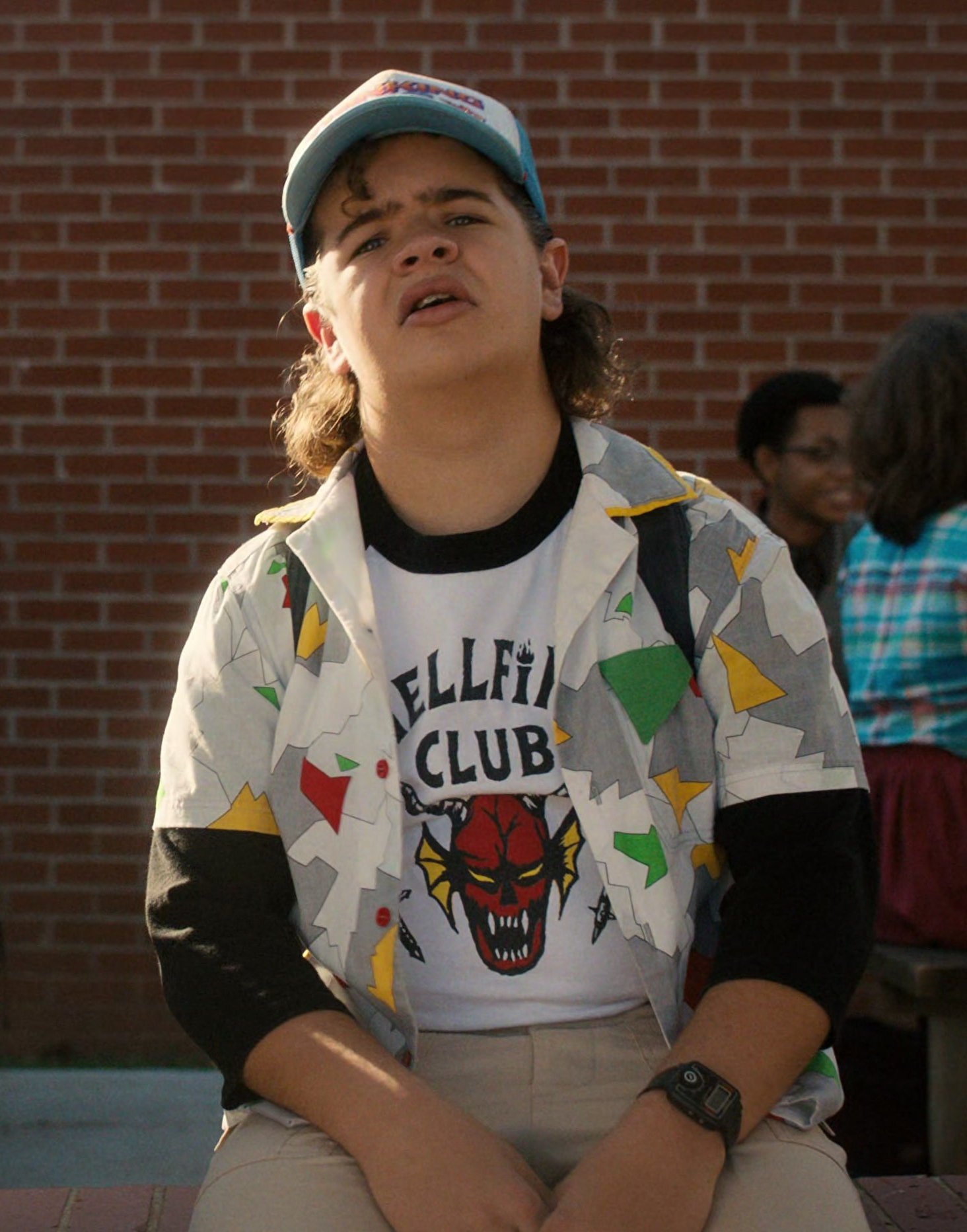 Graphic Printed Shirt of Gaten Matarazzo as Dustin Henderson