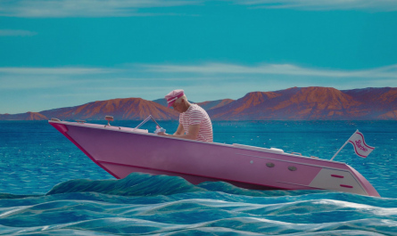 Stripe T-Shirt Worn by Ryan Gosling as Ken Outfit Barbie (2023) Movie