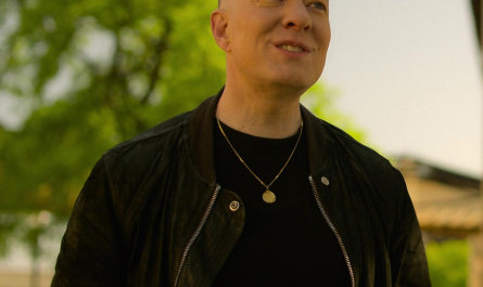 Black Leather Bomber Jacket Worn by Joseph Sikora as Tommy Egan Outfit Power Book IV: Force TV Show