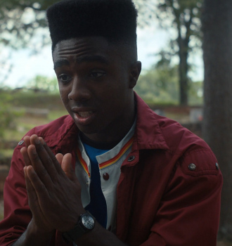 Watch of Caleb McLaughlin as Lucas Sinclair Outfit Stranger Things TV Show