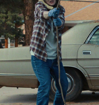 Worn on Stranger Things TV Show - Blue Jeans Worn by Winona Ryder as Joyce Byers