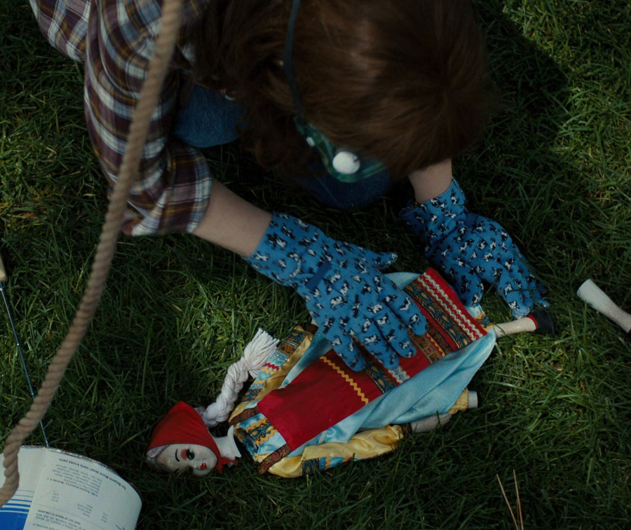 Cow Printed Gloves Worn by Winona Ryder as Joyce Byers