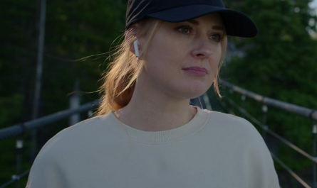 Black Cap of Alexandra Breckenridge as Mel Monroe Outfit Virgin River TV Show