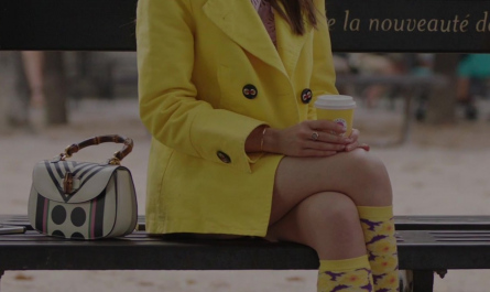 Platform High-Heel Shoes of Lily Collins as Emily Cooper Outfit Emily in Paris TV Show