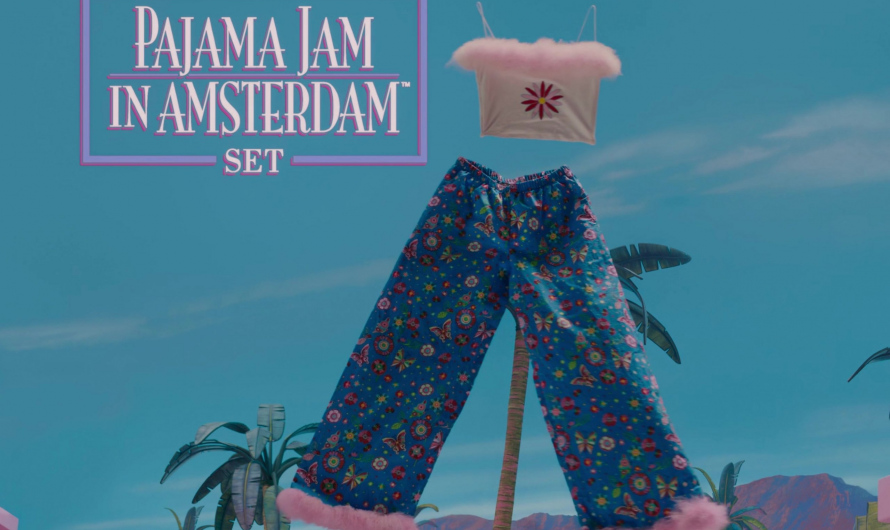 Pajama Jam IN Amsterdam Set of Margot Robbie