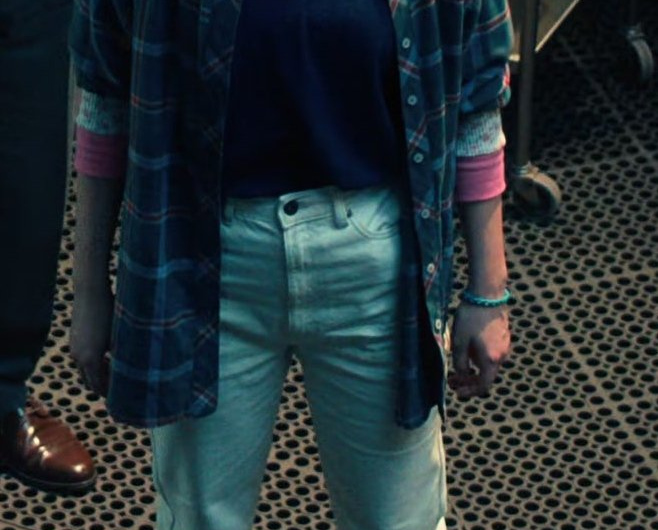 White Jeans Worn by Millie Bobby Brown as Eleven / Jane Hopper (“El”)