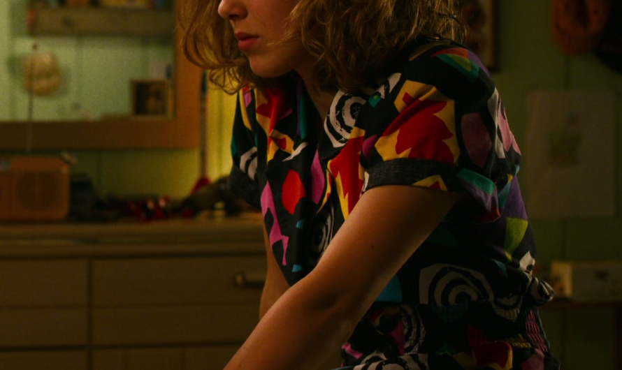 Graphic Pattern Romper Worn by Millie Bobby Brown as Eleven / Jane Hopper (“El”)