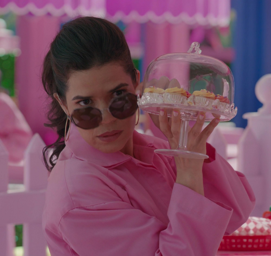 hexagon sunglasses - America Ferrera (Gloria) - Barbie (2023) Movie