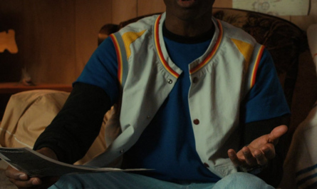 Vest of Caleb McLaughlin as Lucas Sinclair Outfit Stranger Things TV Show