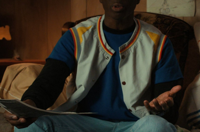 Vest of Caleb McLaughlin as Lucas Sinclair Outfit Stranger Things TV Show