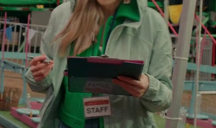 Green Hooded Jacket of Sarah Dugdale as Lizzie Outfit Virgin River TV Show