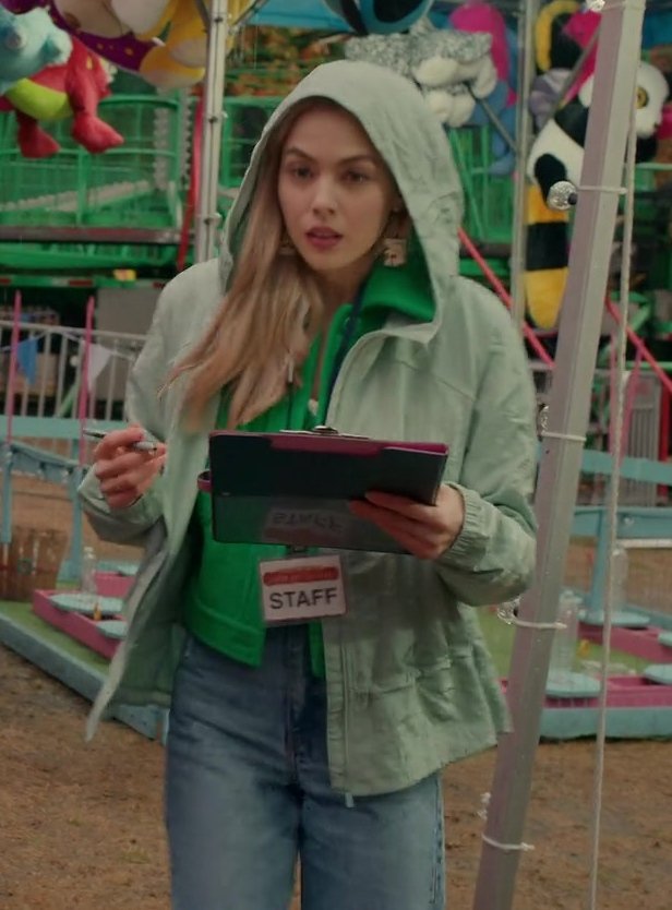 Green Hooded Jacket of Sarah Dugdale as Lizzie from Virgin River TV Show