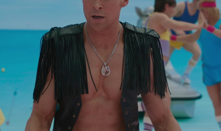 Black Leather Vest of Ryan Gosling
