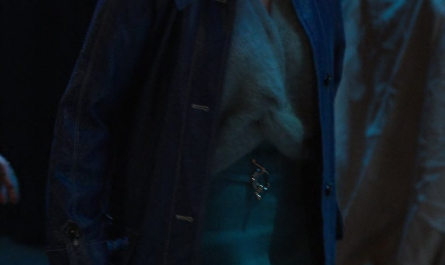 Blue A-Line Mini Skirt of Selena Gomez as Mabel Mora Outfit Only Murders in the Building TV Show